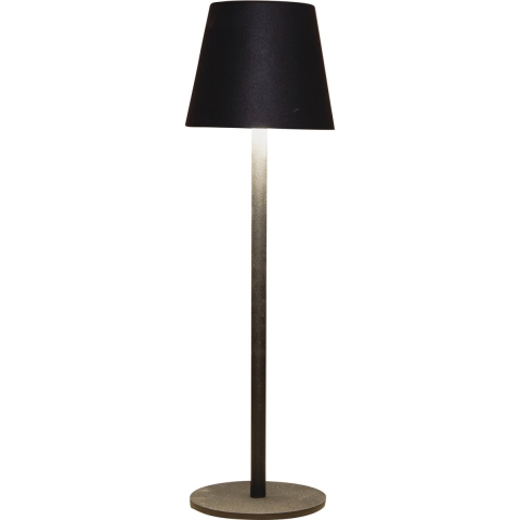 Portable tafellamp Ambiance - zwart - aanraaksensor - draadloos/oplaadbaar USB - binnen/buiten -