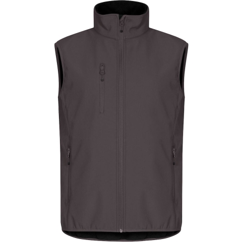Clique 0200911 Classic Softshell Vest - Donkergrijs - M