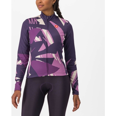 CASTELLI damestrui met lange mouwen Tropicale damesfietsshirt met lange mouwen,