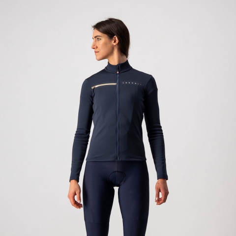 CASTELLI Damesshirt met lange mouwen Sinergia 2 Ltd. Edition damesfietsshirt met