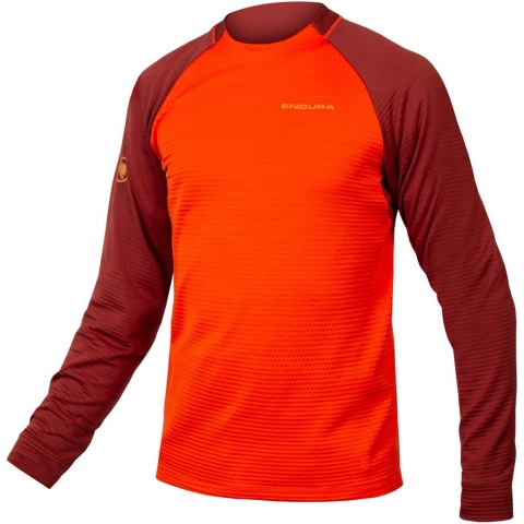 ENDURA Shirt met lange mouwen Singletrack Fleece fietsshirt met lange mouwen,