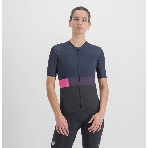 SPORTFUL Damesshirt Snap, Maat XL, Wielershirt, Wielerkleding