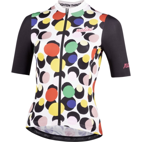 NALINI Funny damesfietsshirt, Maat M, Wielershirt, Fietskleding