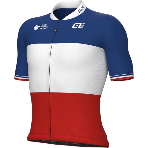 GROUPAMA FDJ Shirt met korte mouwen Franse kampioen 2023 fietsshirt met korte