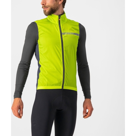 Windvest Squadra Stretch windvest, voor heren, Maat S, Wielervest, Fietskledij