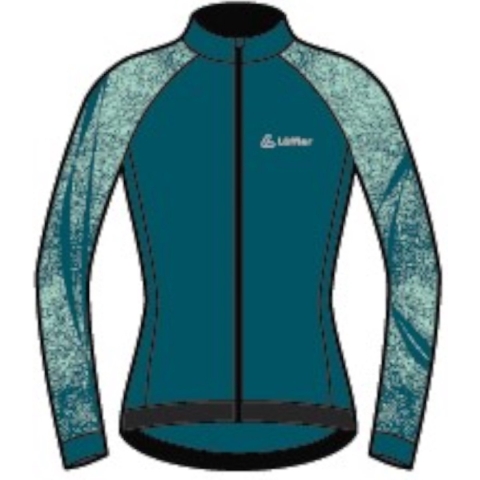 LÖFFLER Dames Long-Sleeve Jersey Impulse damesfietsshirt met lange mouwen, Maat
