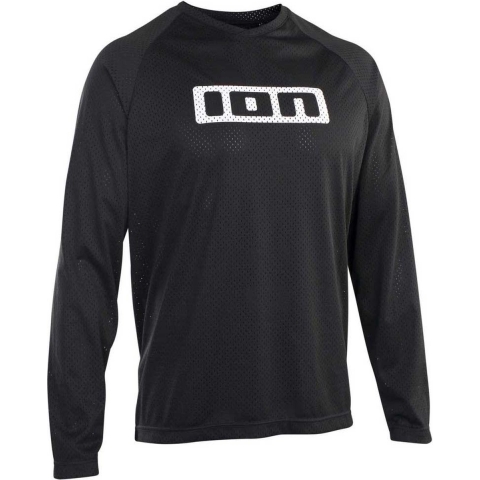 ION Fietsshirt met lange mouwen Logo, voor heren, Maat L