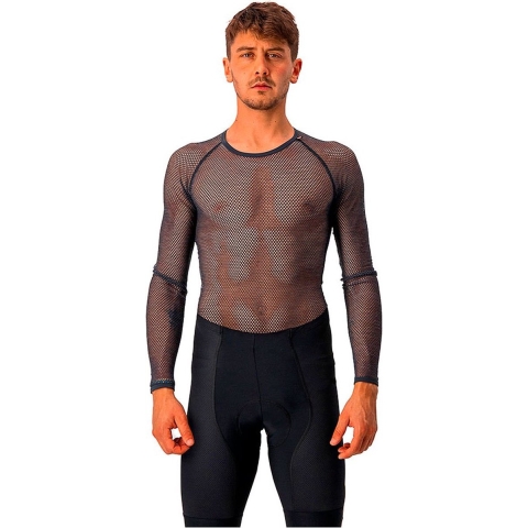 Fietsmet lange mouwen Miracolo Wool onderhemd, voor heren, Maat L