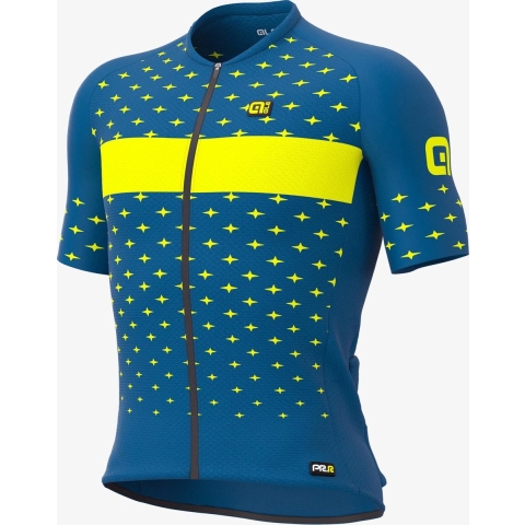 ALÉ Shirt met korte mouwen Stars, voor heren, Maat M, Fietsshirt, Fietskleding