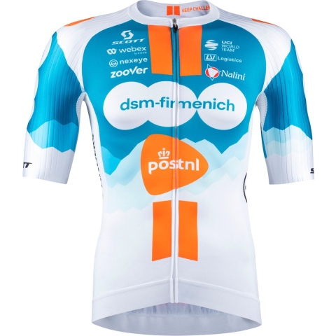 TEAM dsm-firmenich-PostNL Shirt met korte mouwen Race 2024 fietsshirt met korte