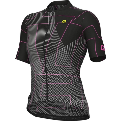 ALÉ met korte mouwen Synergy damesfietsshirt, Maat S, Fietsshirt, Wielerkleding