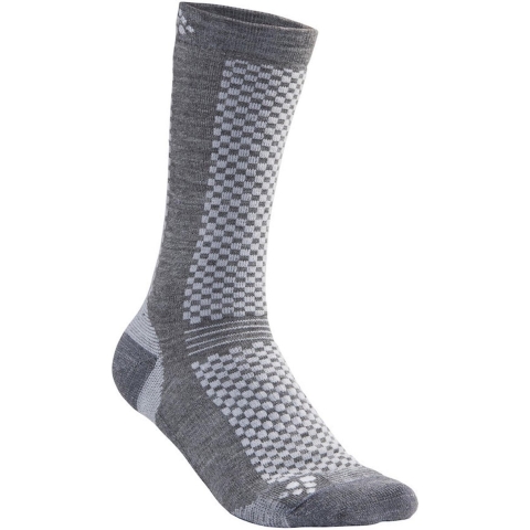 Warm Mid 2 paar winterfietssokken, voor heren, Maat S, Fiets kleding