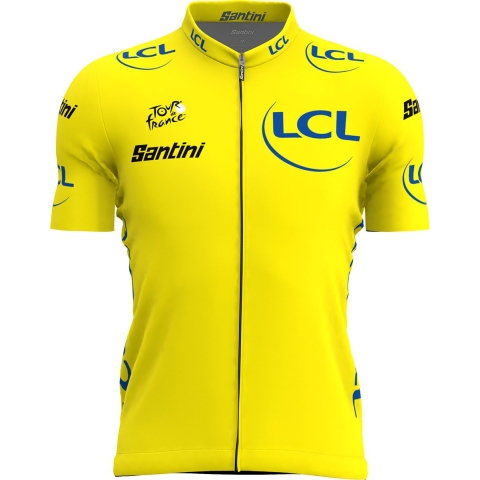 TOUR DE FRANCE Shirt met korte mouwen gele trui 2024 fietsshirt met korte