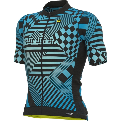 ALÉ Shirt met korte mouwen Checkers fietsshirt met korte mouwen, voor heren,