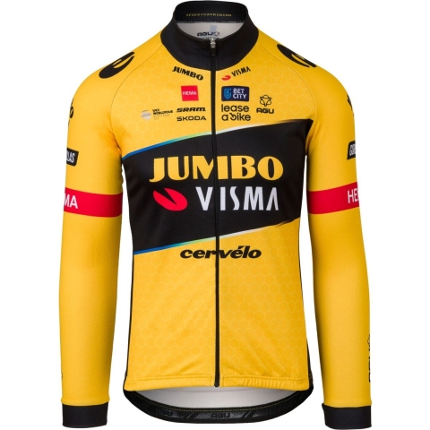 TEAM JUMBO-VISMA Shirt met lange mouwen 2023 fietsshirt met lange mouwen, voor