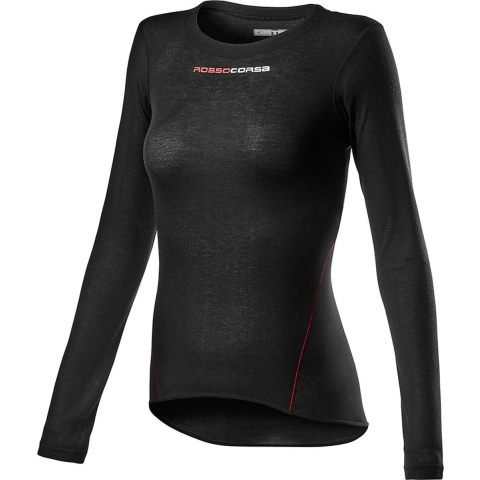 Dames fietsmet lange mouwen Prosecco Tech onderhemd, Maat M