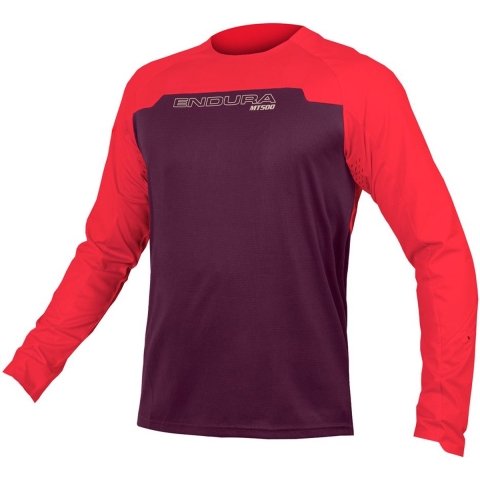 ENDURA Fietsshirt met lange mouwen MT500 Burner bikeshirt, voor heren, Maat L,