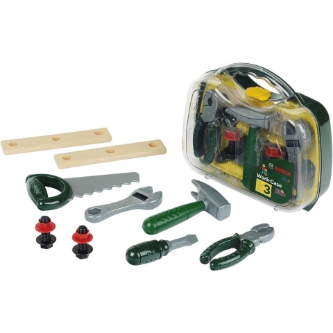 Bosch Mini Gereedschapskit - Speelgoed - Donkergroen - Bosch Mini - OneSize - Gereedschap