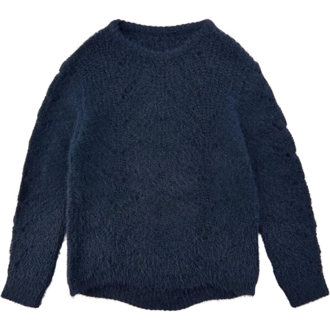 The New Blouse - Diva - Gebreid - Mood Indigo - The New - 7-8 jaar (122-128) - Blouse