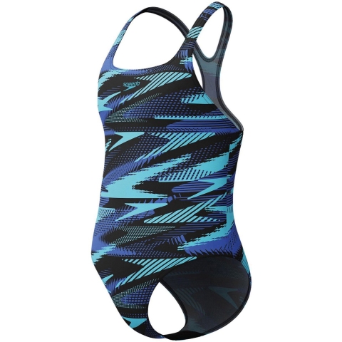 Speedo Zwempak - HyperBoom Allover Medaillewinnaar - Blue - Speedo - 13-14 jaar (158-164) - Badmode