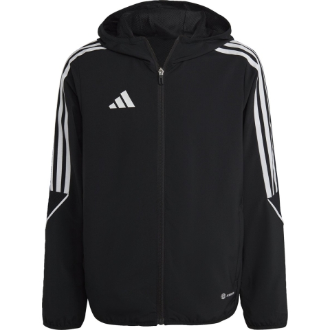 adidas Performance Cardigan m. Muts - TIRO23 l WB Y - Zwart/Wit - adidas Performance - 10 jaar (140) - Cardigan