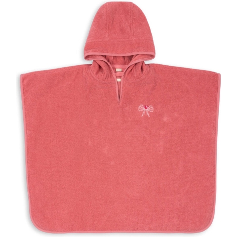 Konges Sløjd Handdoek Poncho - Badstof - Terry - Flamingo Pluim - Konges Sløjd - 2-4 jaar (92-104) - Babyhanddoek