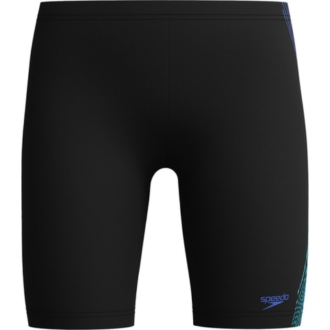 Speedo Zwembroek - Plastisol Placement Jammer - Blue - Speedo - 9-10 jaar (134-140) - Badmode