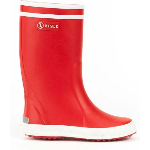 Aigle Regenlaarzen - Lolly Pop 2 - Rouge/Wit - Aigle - 27 - Regenlaarzen