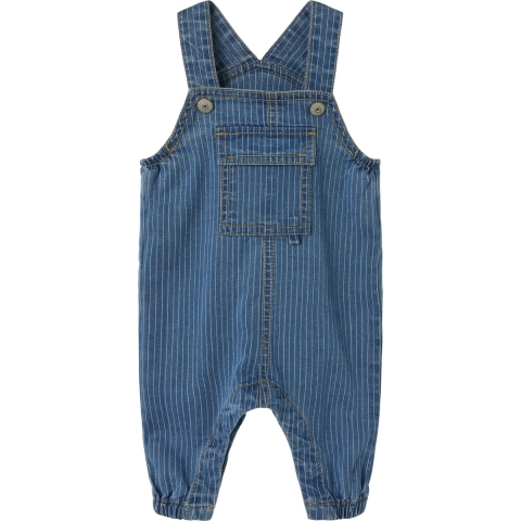 Name It Tuinbroek - NbmDevin - Medium+ Blue Denim - Name It - 56 - Tuinbroek