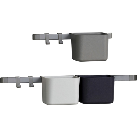 Leander Opbergen - 3 st./1 Lange rail/1 Kaart Rail - Dusty - Leander - OneSize - Opbergen