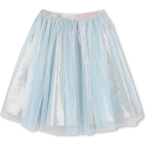 Billieblush Tule Rok - Ice Water m. Glitter - Billieblush - 8 jaar (128) - Rok