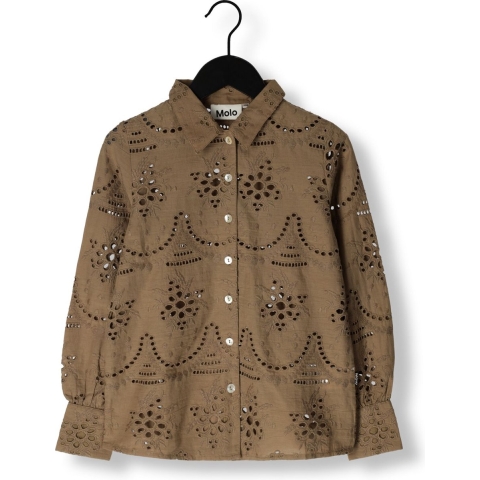 Molo Overhemd - Runa - Nachtvlinder Grey - Molo - 11-12 jaar (146-152) - Overhemd