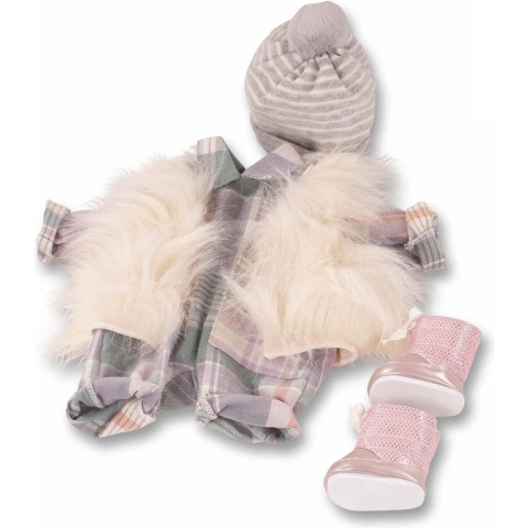 Götz Poppenkleding - Boxpak/Vest/Schoenen - 30-33 cm - Iconic Co - Götz - OneSize - Poppenkleding