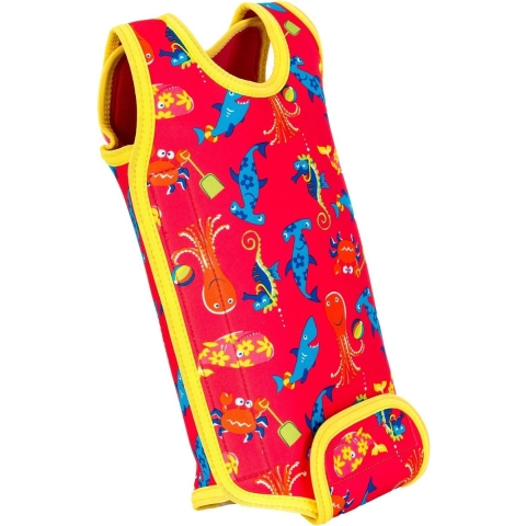 Konfidence Duikpak - BabyWarma - Sea Friends Roze/Yellow - Konfidence - 0-6 mnd - Duikpak