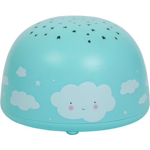 A Little Lovely Company Projectielamp - 14x9 - Cloud - A Little Lovely Company - OneSize - Nachtlamp