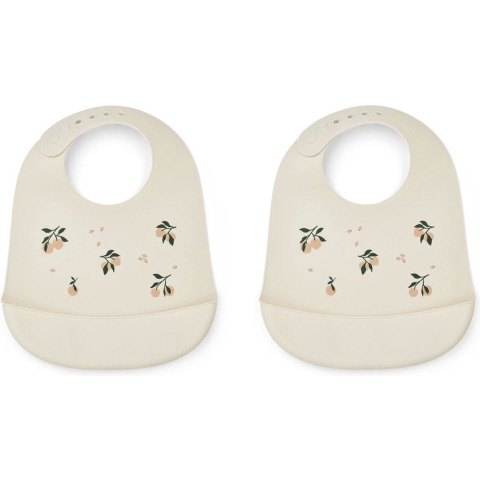 Liewood Slabbetjes - Tilda - 2-pack - Peach/Sea Shell Mix - Liewood - OneSize - Slabbetjes