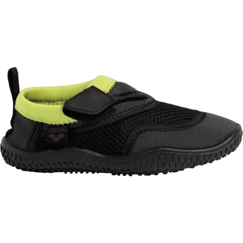 Arena Badschoenen - Antraciet Grijs/Limoen Groen - Arena - 32 - Badschoenen