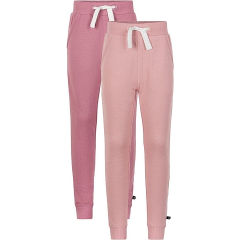 Minymo Joggingbroek - 2-pack - Mesa Rose - Minymo - 4 jaar (104) - Broeken - Katoen