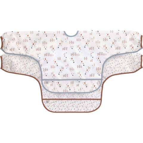 Lässig Schort - 2-pack - Tiny Boerenschapen - Lässig - OneSize - Slabbetje