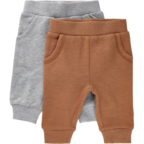 Minymo Jurk - 2-pack - Kloof Rose/Bruin - Minymo - 1 jaar (80) - Jurk