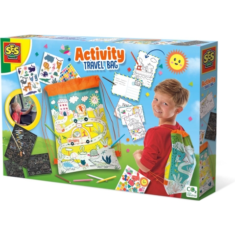 SES Creative - Reisactiviteiten I Rugzak - SES Creative - OneSize - Creatieve Speelset