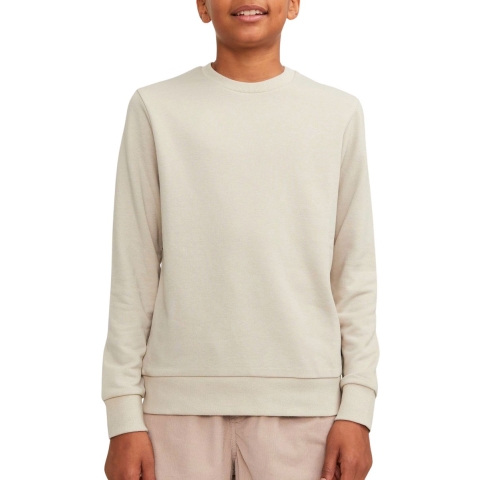 Jack & Jones Sweatshirt - JjBradley - Moonbeam - Jack & Jones - 12 jaar (152) - Sweatshirt