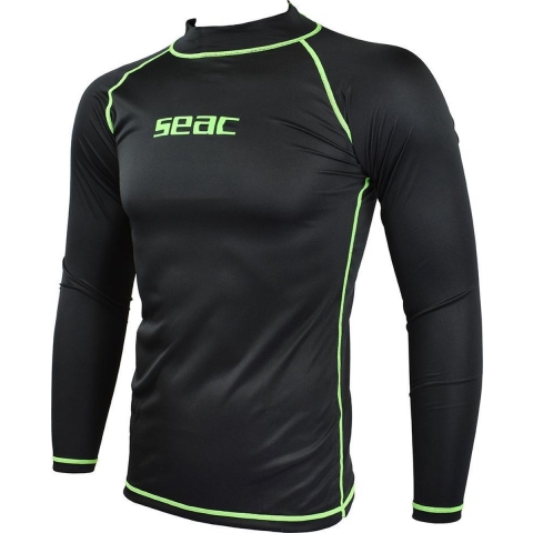 Seac Zwemtop - T-Sun Long Man - UV50+ - Zwart - Seac - L - Large - Badmode