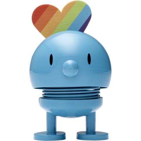 Hoptimist Baby Bumble - Rainbow - 7 cm - Turkoois - Hoptimist - OneSize - Decoratief figuur