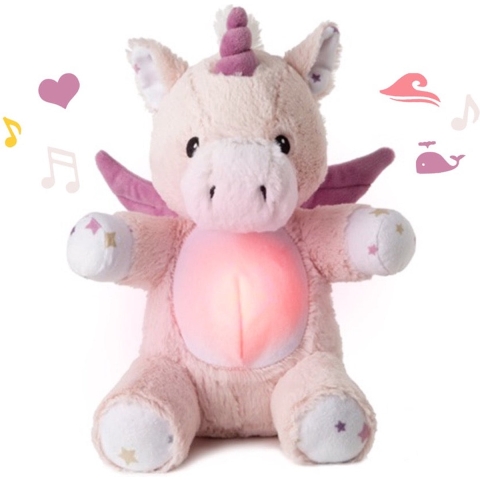 Cloud-B Knuffel m. Licht en geluid - Love Light - 24cm - Lily De - Cloud-B - OneSize - Knuffel