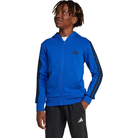 adidas Performance Cardigan - J 3S FL FZ HD - Royalblu/Black - adidas Performance - 12 jaar (152) - Cardigan