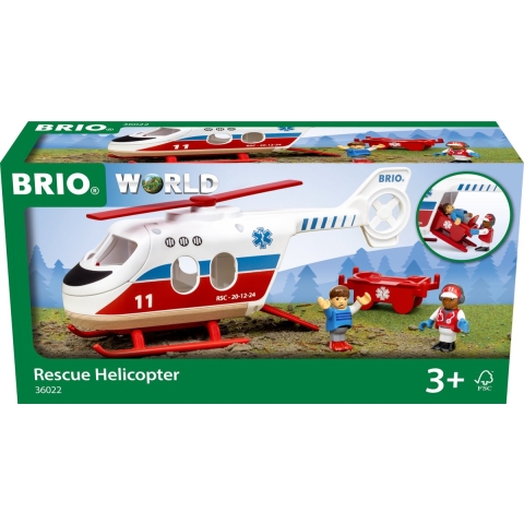 BRIO World Reddingshelikopter - 36022 - BRIO - OneSize - Speelgoed