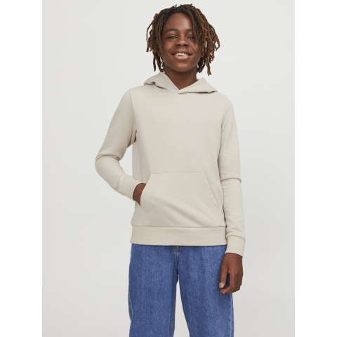 Jack & Jones Hoodie - JjeBradley - Noos - Moonbeam - Jack & Jones - 10 jaar (140) - Hoodie