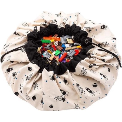 Play&Go Speelmat - Ø: 140 Cm - Space Glow - Play&Go - OneSize - Speelmat