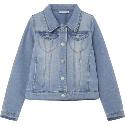 Name It Spijkerjas - Noos - NkfStar - Light Blue Denim - Name It - 13 jaar (158) - Zomerjas